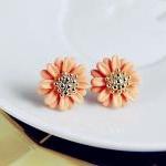 Orange Flower Earrings [grxjy530032]