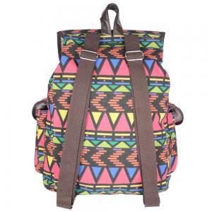 Casual Contrast Color Canvas Backpack Travelling..