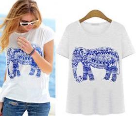 t shirt elefante