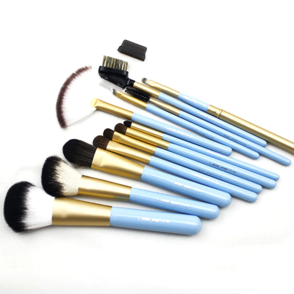 Professional Beauty 24 Pcs Makeup Cosmetic Brushes Set With One Pouch [grxjy5140032]