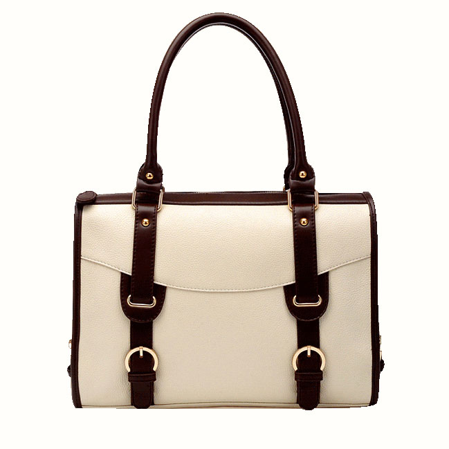 Classy Elegant Mixing Color Strap Tote Handbag Shoulder Bag [grxjy520175] on Luulla