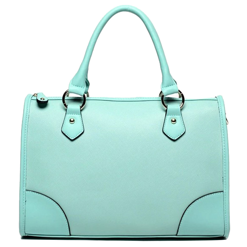 Candy Color Double Handle Handbag Purse Crossbody Shoulder Bag ...