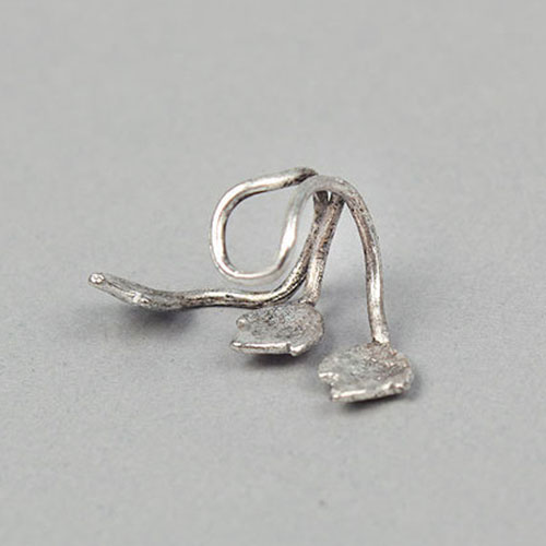 Street Fashion Silver / Bronze Leaf Clip On Earring [grxjy5300185] on