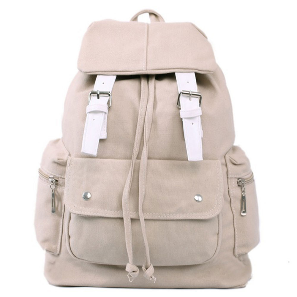 Buckles Drawstring Backpack Rucksack School Travel Shoulder Bag [grxjy520331] on Luulla