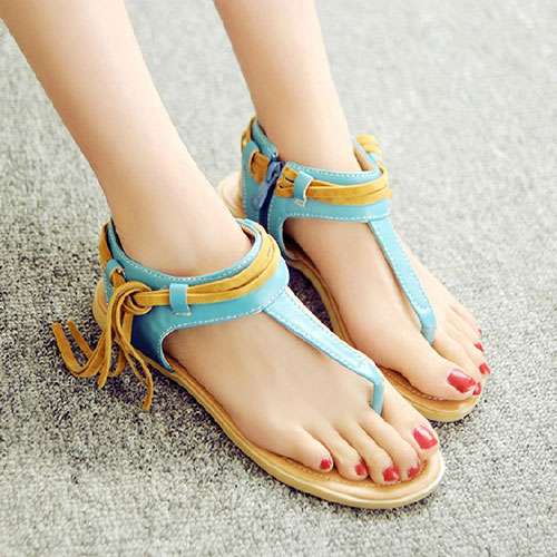 tassel flip flops