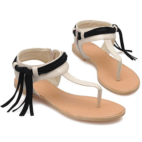 tassel flip flops