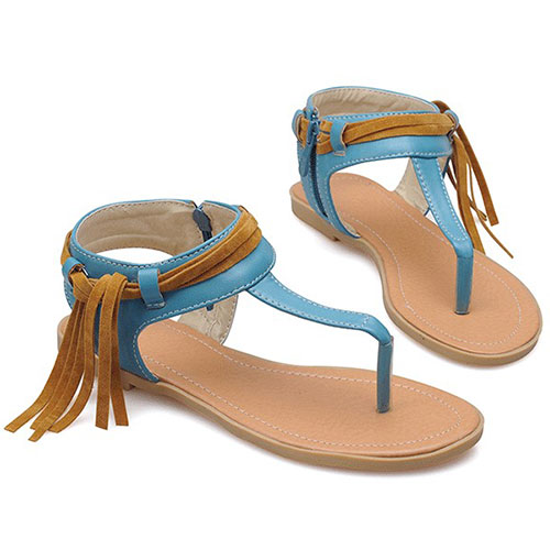 tassel flip flops