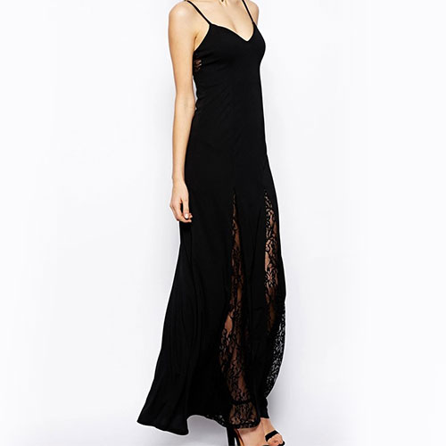 Sexy Lace Mesh Maxi Slip Dress Robe Evening Party [grxjy561208] on Luulla