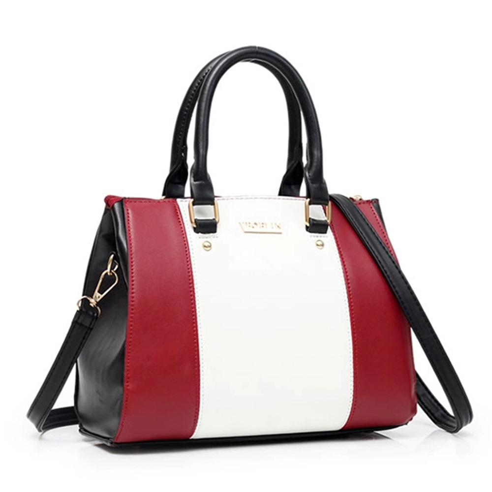 Fashion Contrast Color Handbag Shoulder Messenger Bag [grxjy5204258] on ...