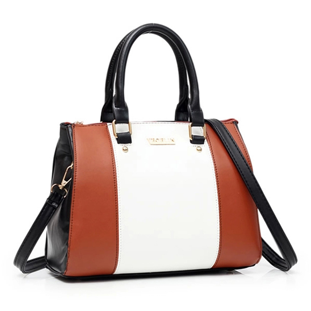 Fashion Contrast Color Handbag Shoulder Messenger Bag [grxjy5204258] on ...